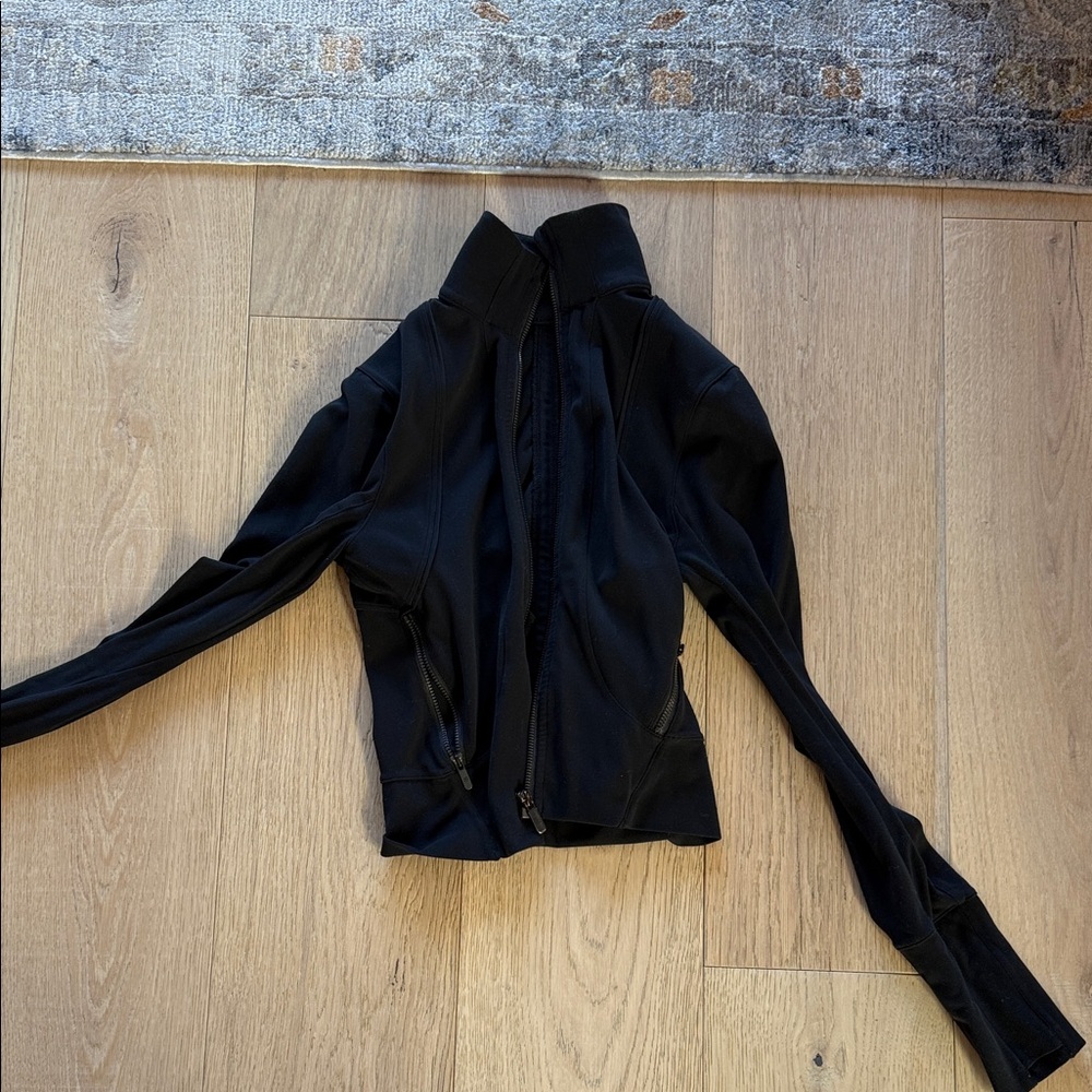 Lululemon zip up black jacket